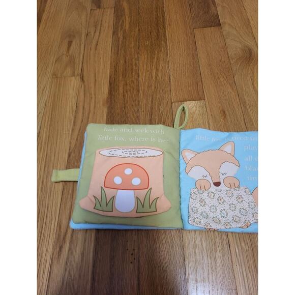 Douglas Baby "Shy Little Fox" Soft Cloth Crinkle Book – Plush Activity Toy for B - Picture 8 of 8